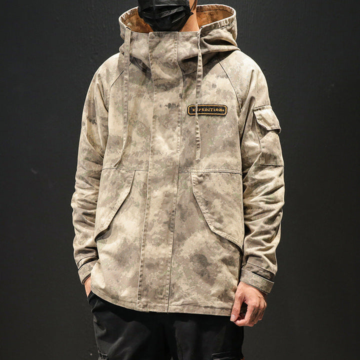 Unleash Your Potential with Our Camouflage Utility Workwear Jacket