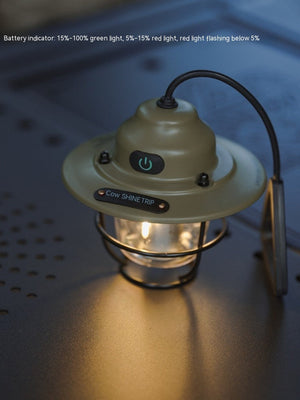 Illuminate Your Outdoor Adventures with the Shanqu Outdoor Camping Lantern Pine Cone Lamp Chandelier
