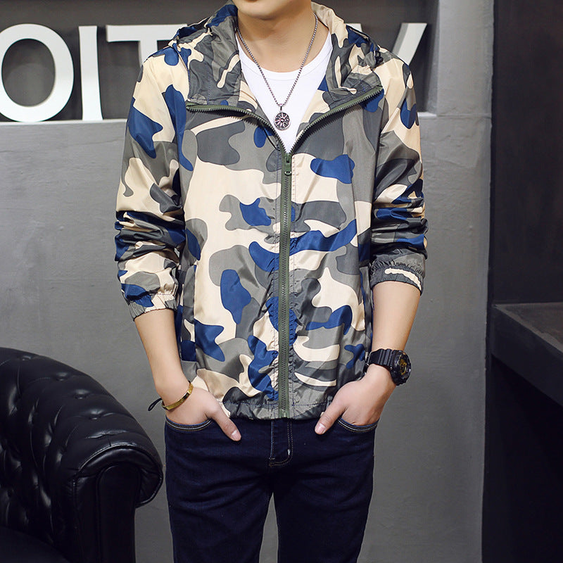 Elevate Your Style with the Men's Slim Camouflage Jacket