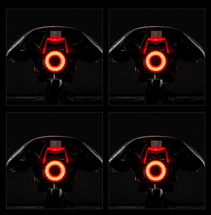 Smart Waterproof Bicycle LED Rear Taillight With Auto Brake Sensor